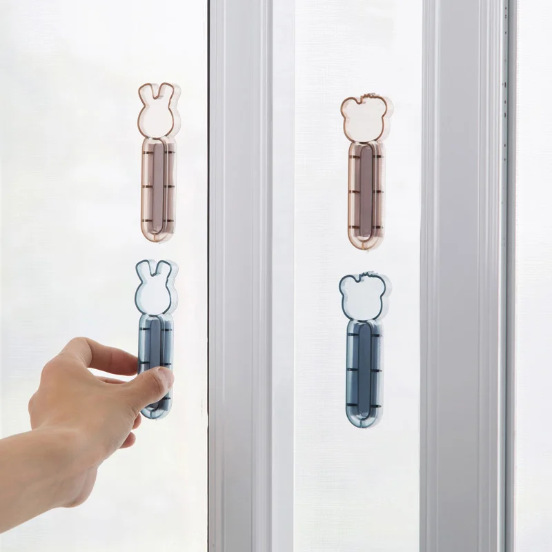 

2Pcs/set Glass Door Handle Sliding Glass Door Adhesive Type Auxiliary Pull Glass Window Cabinet Drawer Wardrobe Furniture Handle
