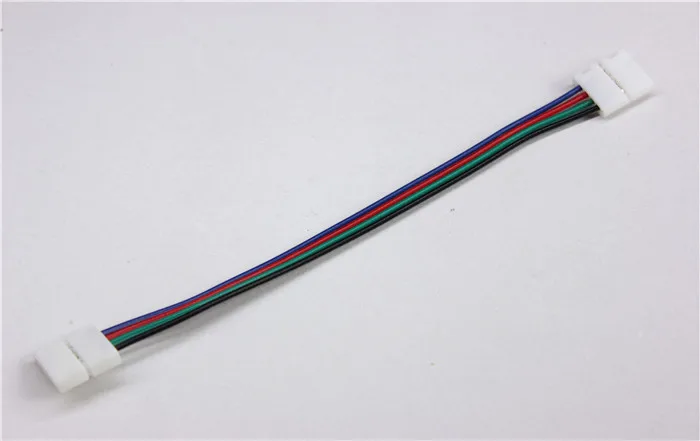 

10PCS 4pin Connector Wire Cable For Led Strip 5050 RGB Color 10mm PCB