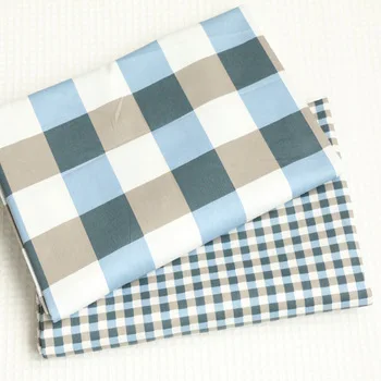 100x160cm Classic Plaid Print Cotton Fabric Baby for Sewing  Bedding Cloth Twill Fabric Cotton Fabric Patchwork Kid Tissu Tilda