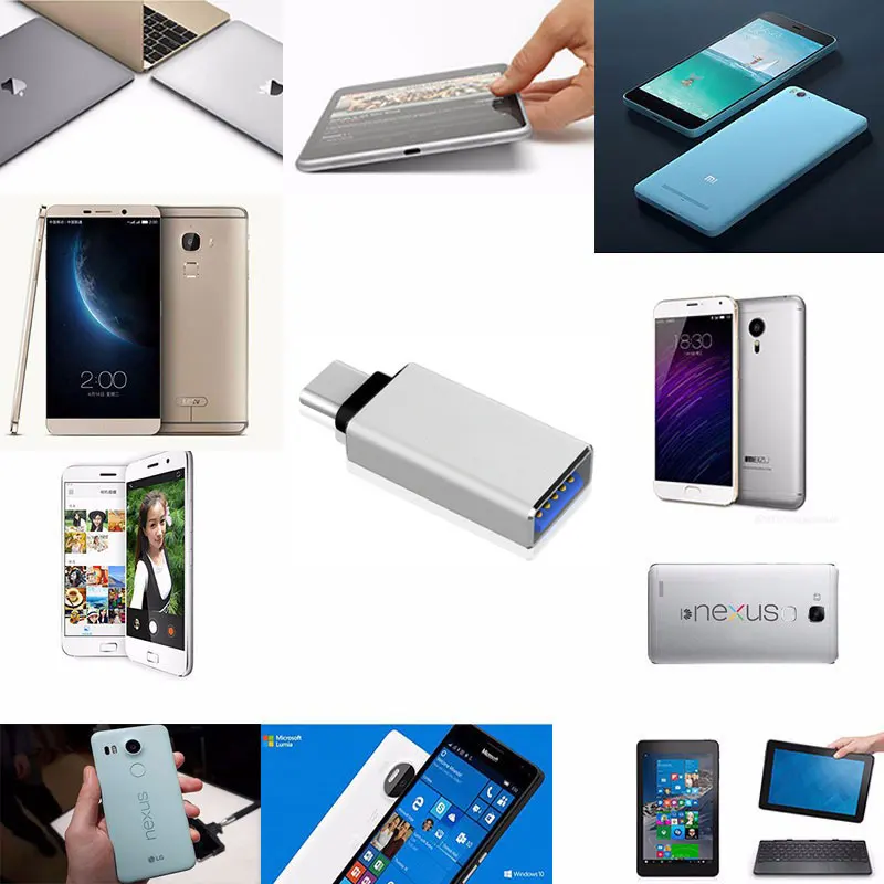USB OTG Type C к 3 0 адаптер быстрая зарядка кабель мобильный телефон конвертер для Macbook