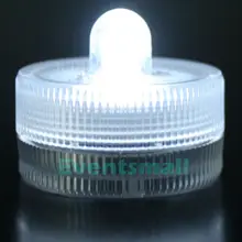 100 шт./лот погружной Батарея LED вечную tealights floralyte, Цвет меняется с 11 Радуга Цвета. Отлично подходит для свадьбы