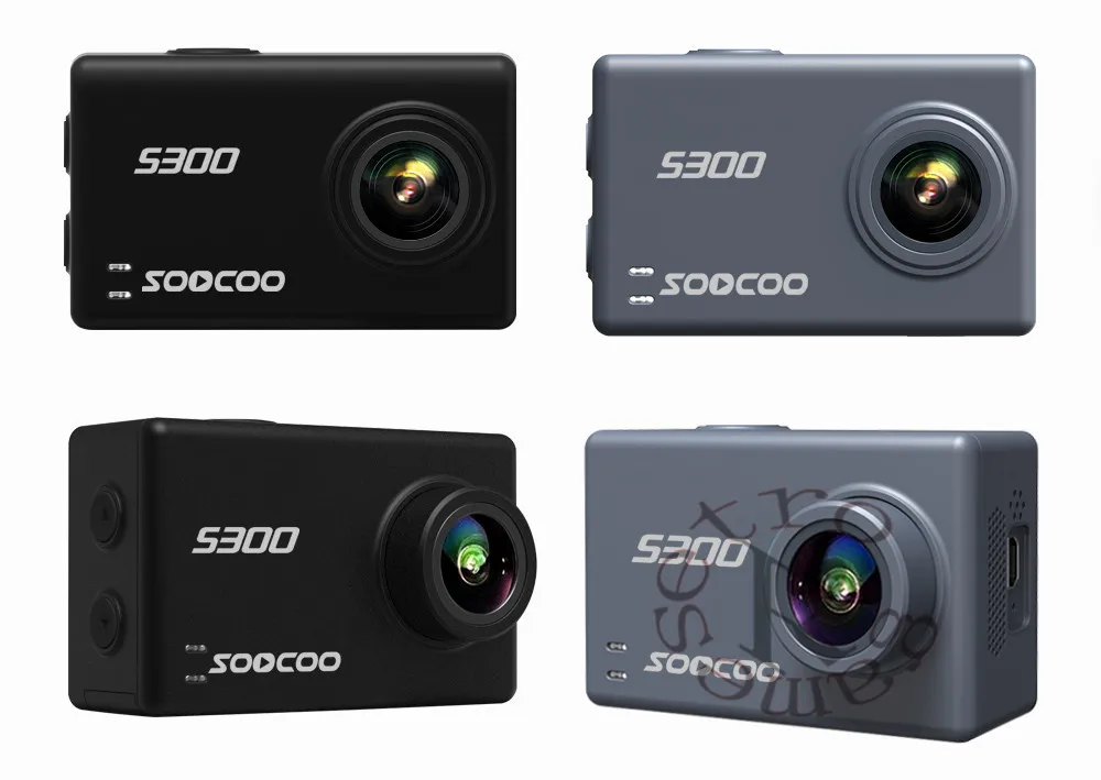 SOOCOO S300 Экшн-камера 2,3" сенсорный ЖК Hi3559V100+ IMX377 4K 30fps EIS Wifi 12MP CMOS bluetooth удаленный внешний микрофон