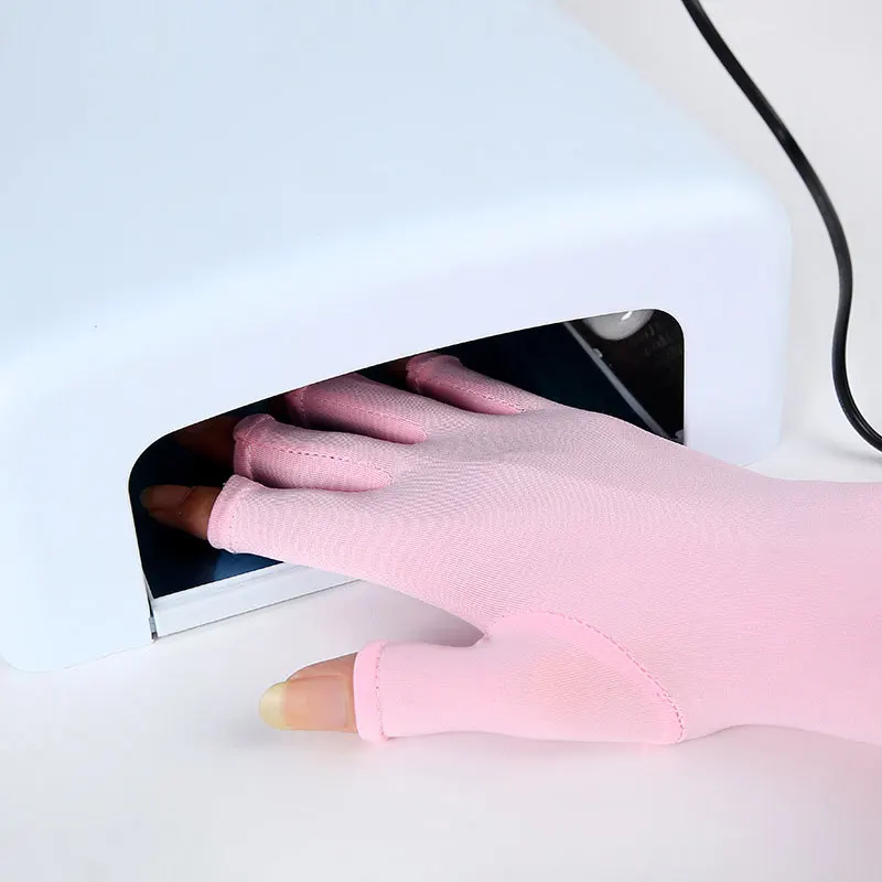 5 Colors Manicure Gloves Anti UV Glove For UV Light/Lamp Nail Dryer