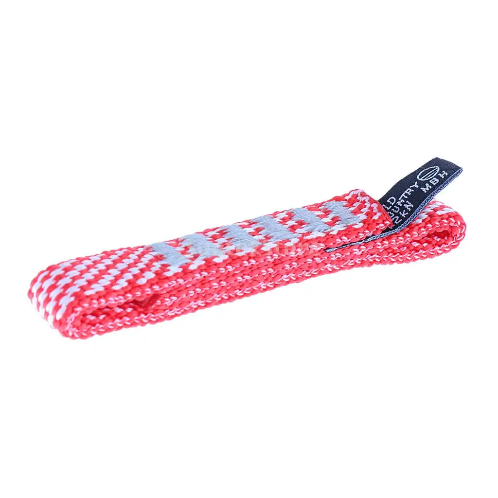 Red 10cm 22KN нейлон Quickdraw подключения слинг ленточный ремень для наружного скалолазания аварийный - Цвет: Red 10cm