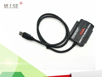 

New USB 3.0 to 2.5 3.5 5.25 IDE SATA Hard Drive HDD Reader Converter Docking cable