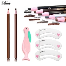 Bittb набор для макияжа, карандаш для бровей, трафареты для рисования, форма для рисования бровей, триммер, форма для ухода за лицом, набор инструментов для красоты бровей