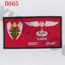 Вышивка патч U. S. AIRFORCE PJ Pararescue Джемперы пользовательское имя Ленты текстовый бренд боевой тактика военный