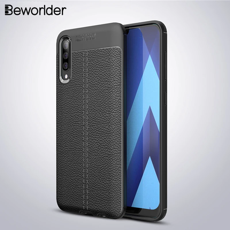 Beworlder For Samsung Galaxy A70 Case Soft Silicone Anti Slip ShockProof Full TPU Protect Cover |