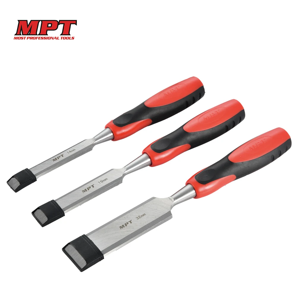Buy MPT High Carbon+CRV Steel Wood Chisel Set 3 Piece ,12mm,19mm,25mm