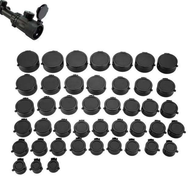 US $2.79 gohantee 1pc Sight Quick Flip Spring Up Open Lens Cover Cap For Caliber Hunting Scope Mounts Rifles