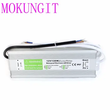 

Fast shipping 3pcs Waterproof 12V 120W Power Adapter Power Supply for LED Lights LED Electronic Transformer Power Supply Driver