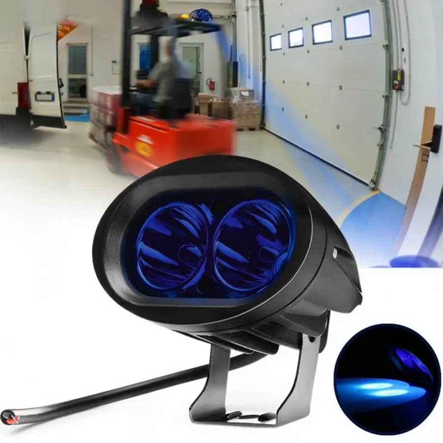 9-60 в 20 Вт светодиодный вилочный погрузчик грузовик Предупреждение льная Лампа безопасности рабочее Пятно Света IP67 Водонепроницаемый свет