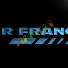 LG159-Air France светодиодный неоновый свет знак повесить знак домашнего декора ремесла