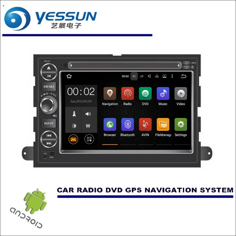 

YESSUN Wince / Android Car Media Navigation For Ford Fusion / For Focus 2006~2012 CD DVD GPS Player Navi Radio Stereo HD Screen