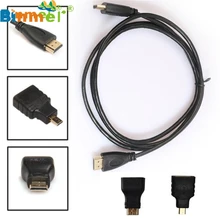 Заводская цена Лидер продаж 3в1 HDMI к HDMI/Mini/Micro HDMI адаптер кабель комплект HD для планшетных ПК ТВ Прямая