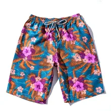 Летние Новые Гавайские шорты с цветочным рисунком для мужчин, облегающие модные пляжные брюки для мужчин, большие размеры, повседневные мужские шорты, M-6XL