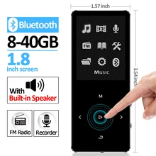 REDANT новая версия MP3-плеер с bluetooth и динамиком сенсорный экран Встроенный 16G HiFi портативный walkman с радио FM Запись