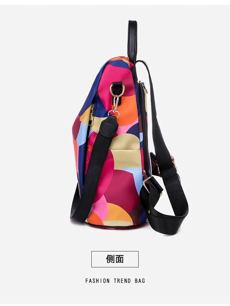 Fashion Anti-theft Women Backpacks Famous Brand Ladies Large Capacity Backpack High Quality Waterproof Oxford Women Backpacks