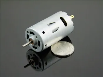 

DC 6V - 12V 1A 390 Magnetic DC Motor 18000 - 35000 RPM High Speed Great Torsion for Baby Car / Remote control model aircraft