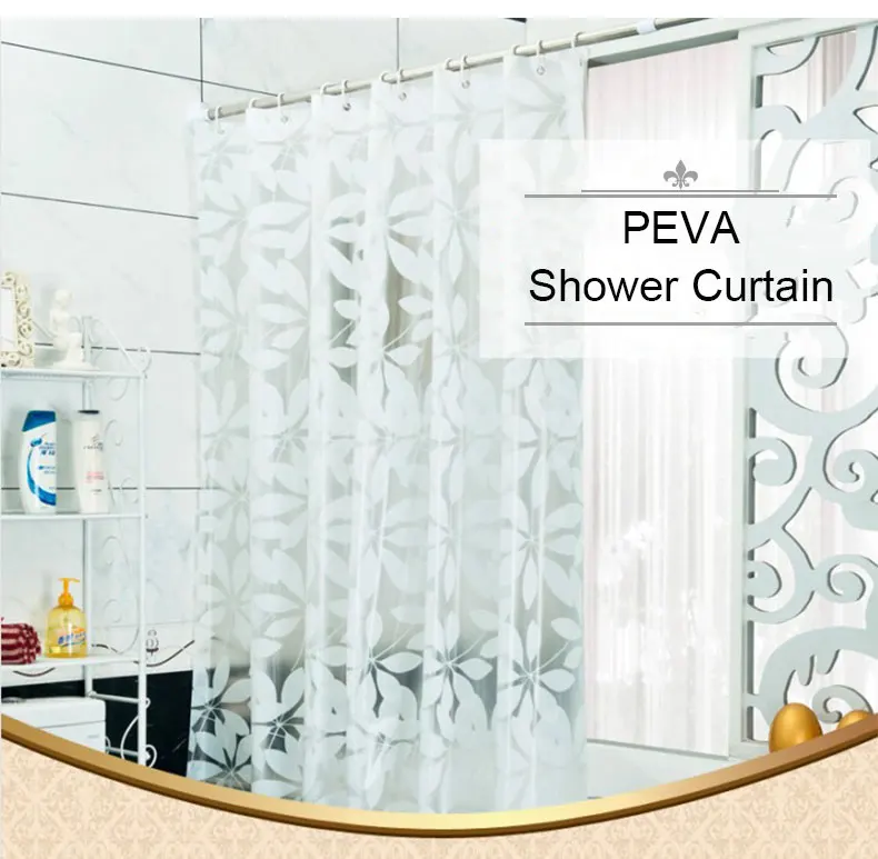 DFH занавески для ванной комнаты PEVA занавески для ванной водонепроницаемый высокое качество 180*180 см сплошной узор