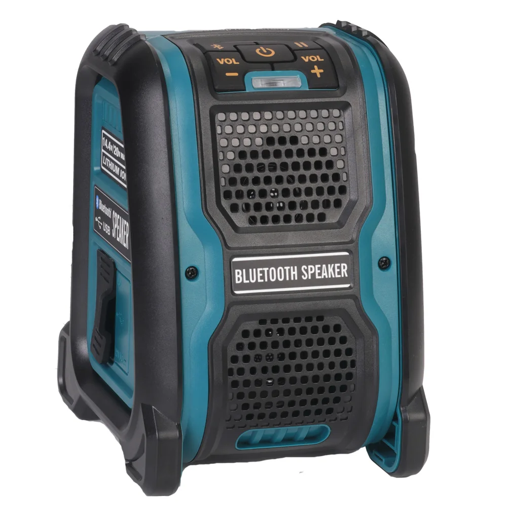 Bluetooth динамик MP3-плеер громкий динамик усилитель 15 Вт для Dewalt для Makita для Bosch для Milwaukee 14,4 в 18 в литий-ионный аккумулятор