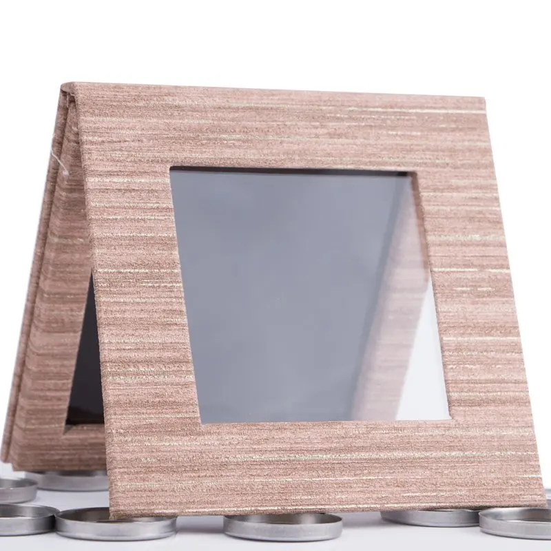 

DIY Makeup Tools Convenient Makeup Tool Kits Empty Magnetic Eyeshadow Palette Cosmetic Case Wooden Decorative Palette