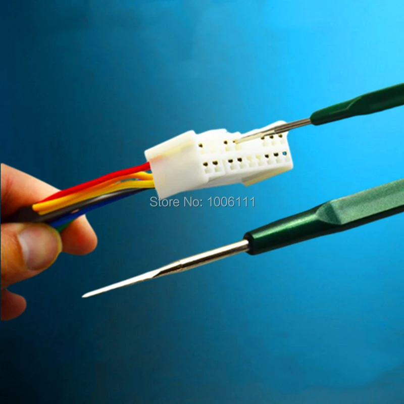 

High Quality Auto Car Plug Circuit Board Wire Harness Terminal Extraction Pick Connector Crimp Pin Back Needle Remove Tool Set