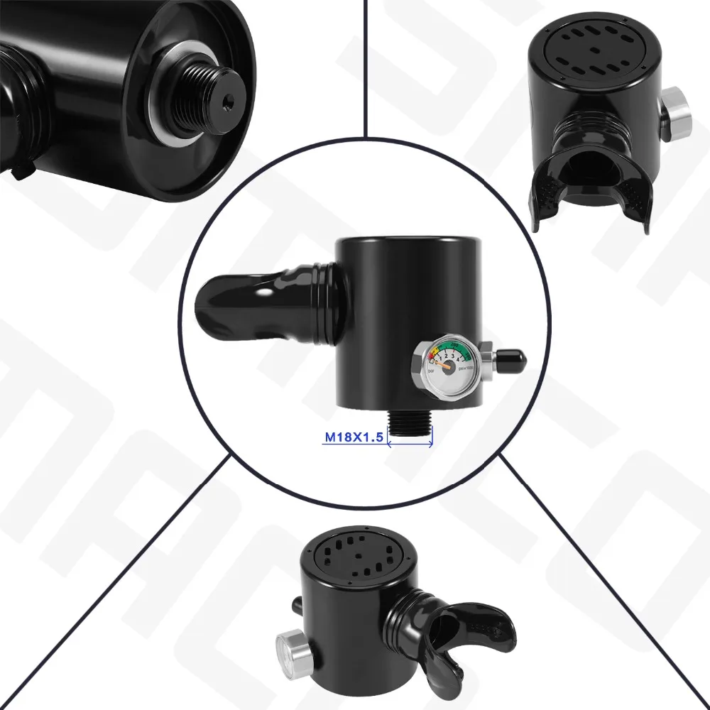 SMACO معدات غطس البسيطة الغوص أسطوانة أكسجين رئيس أجزاء