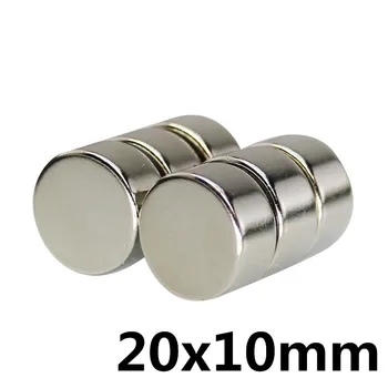 

2pcs 20 x 10mm N35 Mini Super Strong Rare Earth Fridge Permanet Magnet Small Round Neodymium Magnet