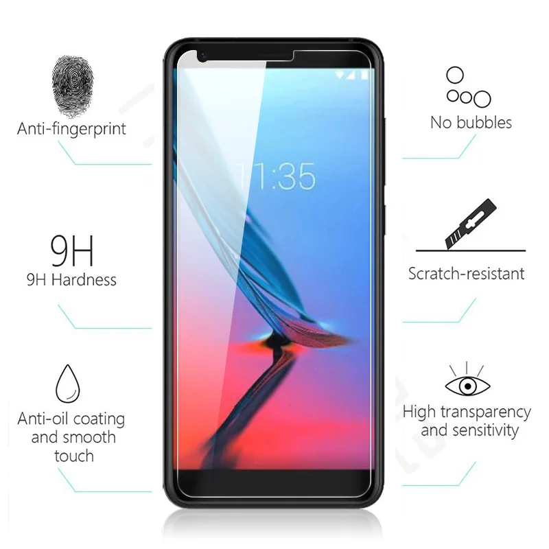 ZTE1319_4_9H Explosion-Proof Tempered Glass Screen Protector for ZTE Blade V9 5.7 inch