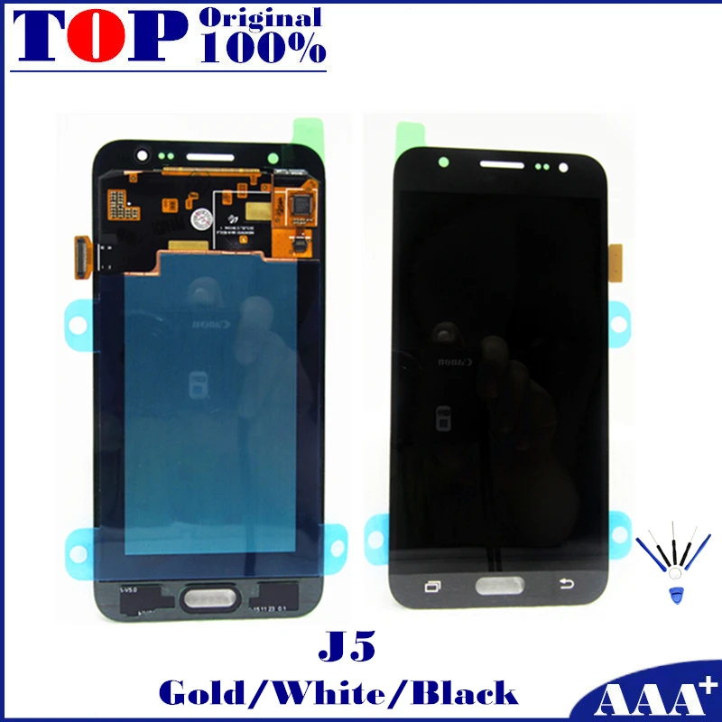 For Samsung Galaxy J5 J500F J500M J500Y Black/white/gold Mobile Phone LCD Display +Touch Screen Digitizer Replacement