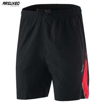 

ARSUXEO Men's Sports Running Shorts Training Soccer Tennis Workout GYM Athletic Shorts Quick Dry Breathable Pockets B162