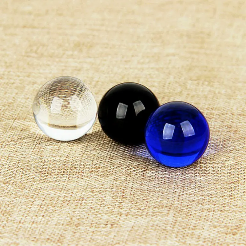 

30mm Colorful crystal ball photographic ornament magic glass sphere for gift souvenir home decoration