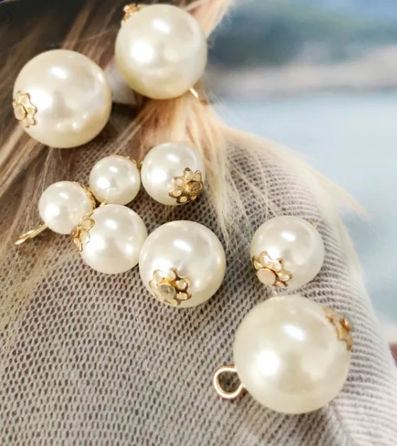 

10 pieces New style High grade Pretty Pearl color jacket buttons shirt Sweater button Decorations Accessories12mm Free shipping