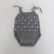 Фото реквизит Ползунки для новорожденных обувь для мальчиков трикотажные Мягкие штаны новорожденных фото реквизит вязаный крючком Детские жемчужные ползунки