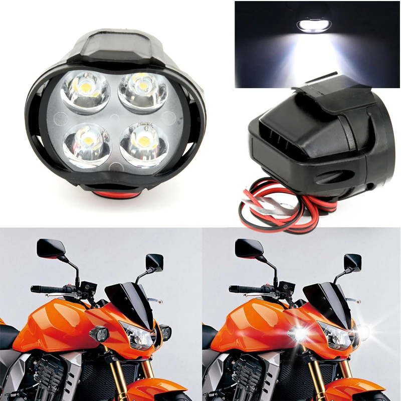 

New 12V E-bike 12W Super Motorcycle LED-Light Fog Lamp Spot Headlight Hot-sale
