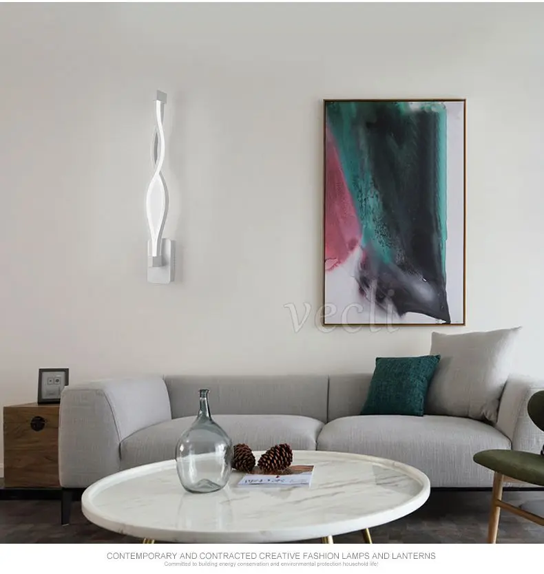 Lâmpada de Parede Quarto ao Lado Corredor do Hotel Luz da Parede Moderno Leitura Interior Sala Estar Iluminação Arandela Decoração Led 10 led wall lamp
