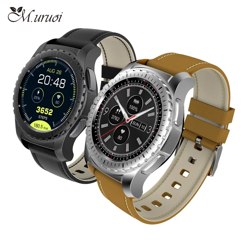 

M.uruoi KW28 Smart Watch Heart Rate Monitor Bluetooth WristWatch Sleep Tracker Pedometer Smartwatch For IOS Android Smartphone