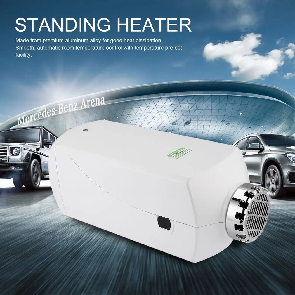 

5KW 12V Oil Fuel Heater Aluminum Alloy Air Parking Heater with Vent Duct Universal Heating Device For Car Trucks Boat Bus