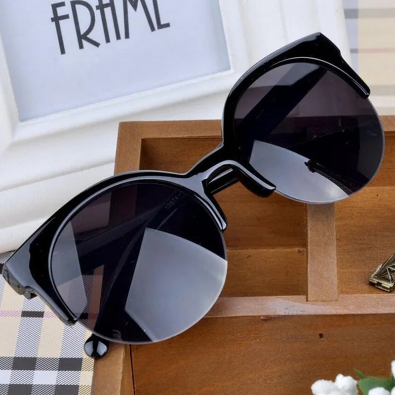 Oculos De Sol Feminino 2016 новые модные ретро дизайнерские Супер круглые очки кошачий глаз