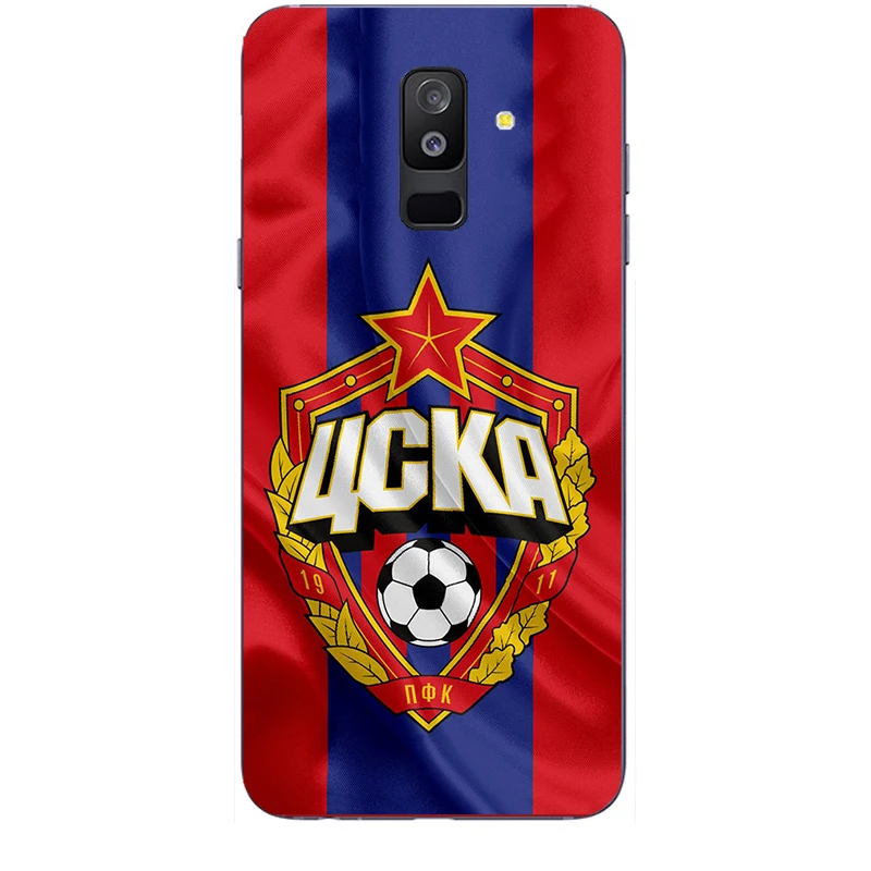 

PFC CSKA Moscow football Logo Case For Samsung Galaxy Note 8 9 S8 S9 S10 S10e A6 A7 A8 A9 Plus 2018 Phone Printed silicone Cover