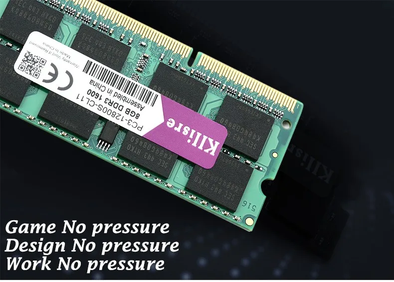 Kllisre DDR3 8GB 1333MHz 1600Mhz 204-Pin ноутбук ram SO-DIMM память ноутбука