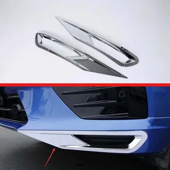 

For Volvo XC60 2018 2019 ABS Chrome Front Fog Light Lamp Cover Trim Molding Bezel Garnish Sticker