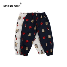 Длинные штаны для малышей; Одежда для новорожденных; хлопковые свободные штаны с принтом с героями мультфильмов для маленьких девочек и мальчиков; модные штаны; Одежда для новорожденных