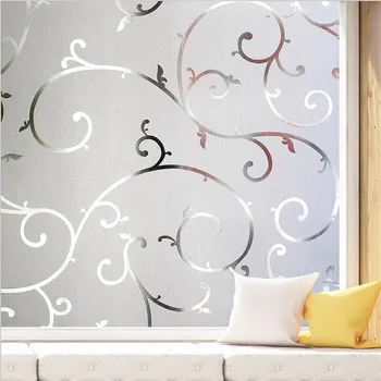 

5M Long Privacy Decorative Window Film Self Adhesive Film Static Cling Embossing Window Stickers Vine Sliding Door Bathroom Film