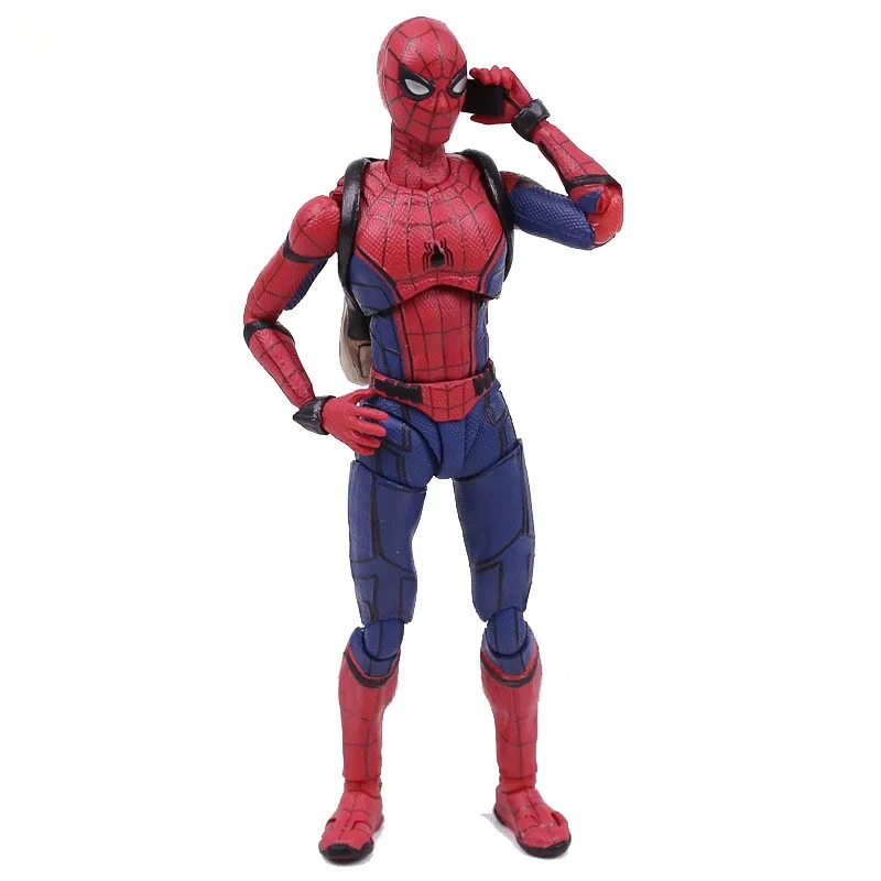 15cm Spiderman Spider Man Homecoming PVC Action Figure Collectible ... - 15cm SpiDerman SpiDer Man Homecoming PVC Action Figure Collectible MoDel Toys Christmas BirthDay Gift