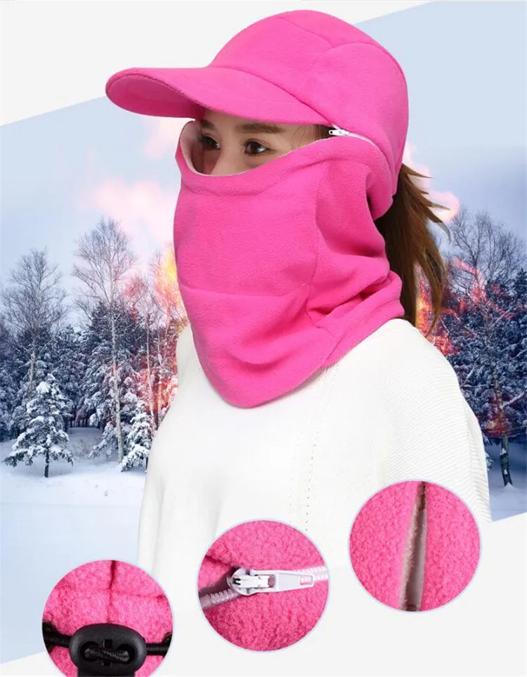 CKAHSBI шапки для сноуборда зимние шапки для туризма Для женщин Для мужчин флис Шапки Термальность шеи велосипед тренировки на открытом воздухе Кепки теплее полный маска