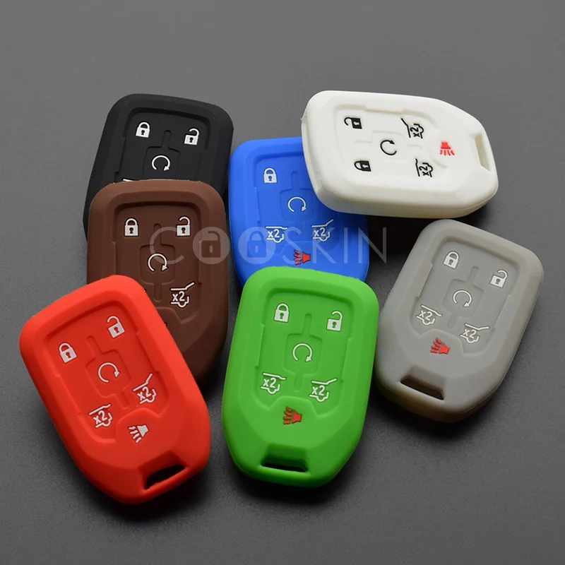 Buy Car Accessory Key Fob Silicone Leather Key Cover
