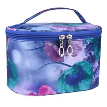 Organizer Handbag Flower Series Portable Cosmetic Bag Environmental PVC Bag Storage Bag Multifunction Makeup Bags