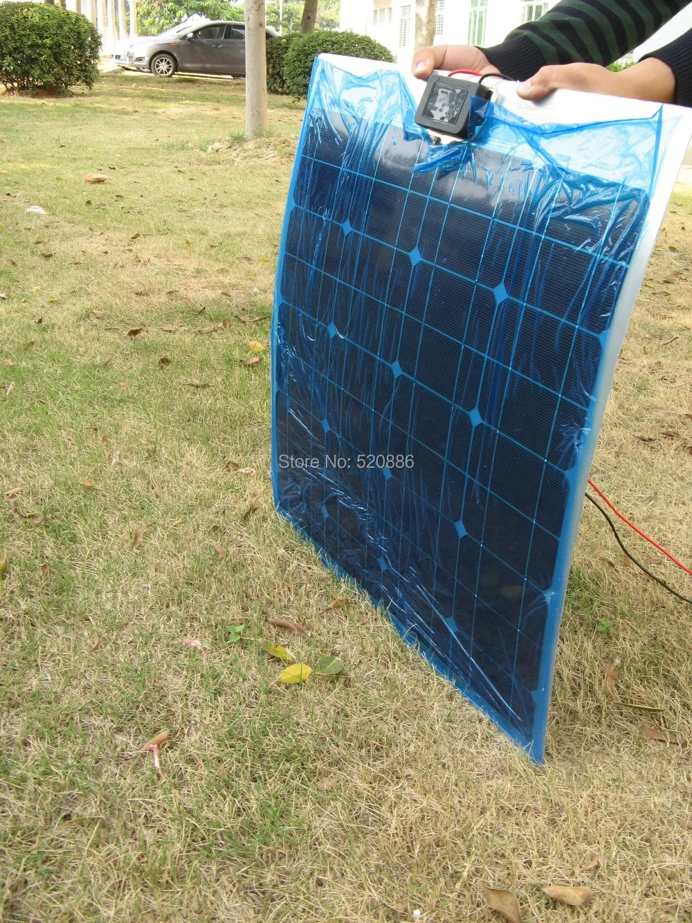 

ECO 40W monocrystalline semi-flexible pv 18V solar panel charge for 12v battery boat RV home off grid 40W Protable solar kit